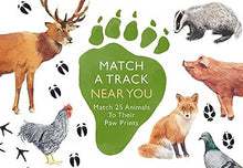 Match a Track Near You: Match 25 Animals To Their Paw Prints