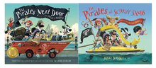 Jolley-Rogers Adventures Collection by Jonny Duddle: The Pirates Next Door & The Pirates of Scurvy Sands