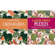Large Print Puzzles Collection: Crosswords (Easy to Read Puzzles) & Mixed Puzzles