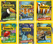 National Geographic Kids Find it! Explore it! 6 Books Collection