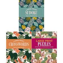 Large Print Puzzles Collection: Sudoku, Crosswords (Easy to Read Puzzles) & Mixed Puzzles