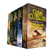 Clive Cussler’s Dirk Pitt 5-Book Collection: “Treasure of Khan,” “Arctic Drift,” “Crescent Dawn,” “Poseidon’s Arrow,” and “Havana Storm” – Epic Maritime Thrillers