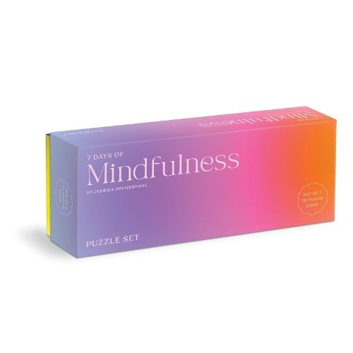 Galison 9780735377943 Mindfulness Set – 7 70-Piece Puzzles for Each Day of The Week for Meditation Restoration Reinvigoration