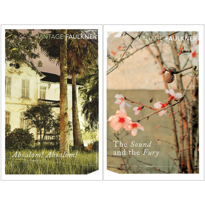William Faulkner Two-Book Collection: Absalom, Absalom! & The Sound and the Fury – Timeless Southern Gothic Classics Exploring Family, Legacy, and the Human Condition