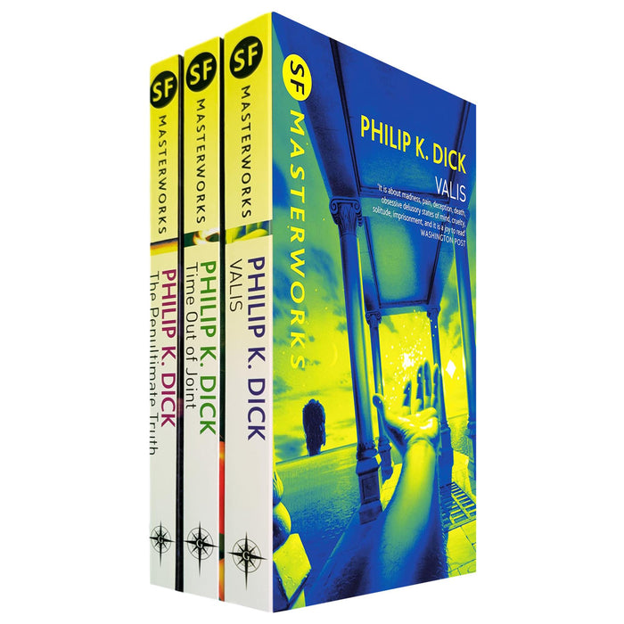Philip K. Dick SF Masterworks Set: Dystopian Realities & Philosophical Explorations in Penultimate Truth, Time Out of Joint & Valis (3-Book Collection)