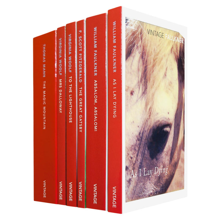 Vintage Modernism Collection: Iconic Masterworks on Identity, Society & the Human Experience by Thomas Mann, Virginia Woolf, F. Scott Fitzgerald & William Faulkner (6-Book Set)