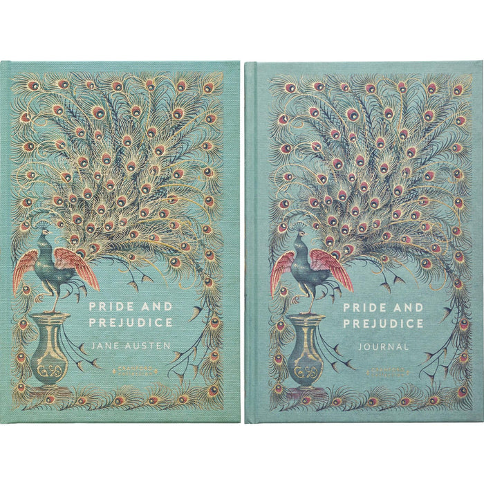 The Romance & Tragedy Collection: Pride and Prejudice, Wuthering Heights, Tess of the d’Urbervilles, The Scarlet Letter & More (Hardcover, 6 Books) with 2 Journals in a Beautiful Cranford Edition