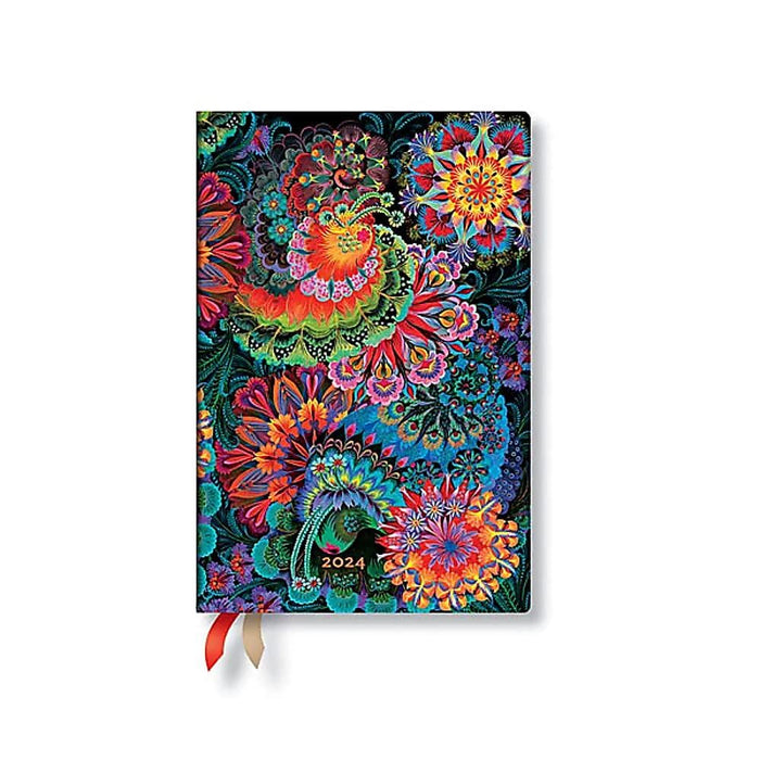 Moonlight (Olena’s Garden) Mini Verso 12-month Dayplanner 2024