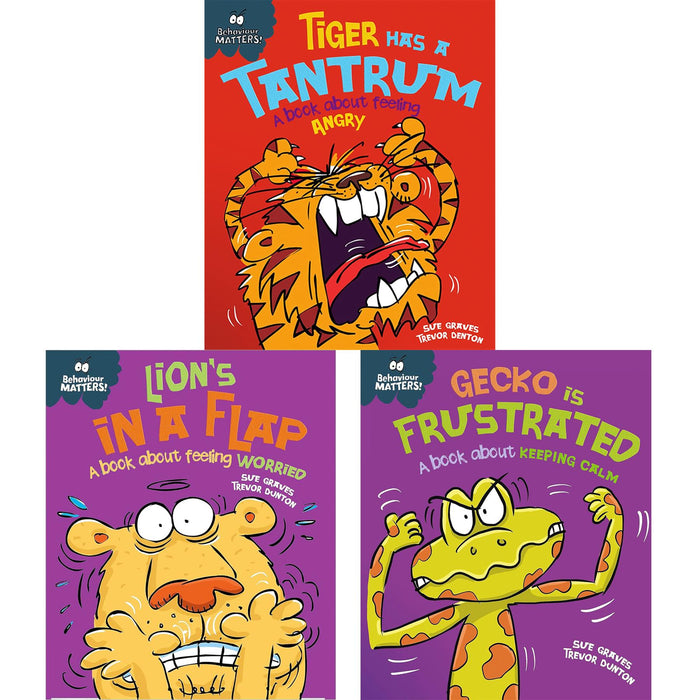 Behaviour Matters Set: Managing Anger, Worry, and Frustration – A Three-Book Collection to Help Children Navigate Emotions