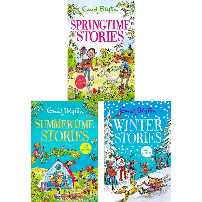 The Enid Blyton Seasonal Stories Collection: Springtime, Summertime & Winter Tales for Young Readers (Paperback, 3 Books)