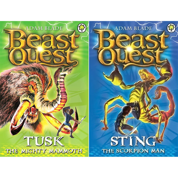 Beast Quest Series 3 & 4 Collection (12 Books) – The Dark Realm and The Amulet of Avantia: Thrilling Adventures of Magic, Heroism, and Battles for Young Fantasy Readers