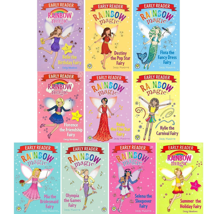 Rainbow Magic Library by Daisy Meadows: A 10-Book Early Reader Collection