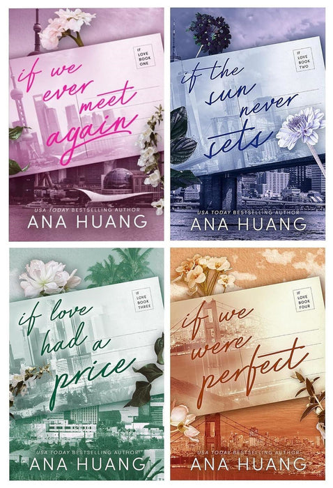 If Love Series by Ana Huang 4 Books Collection Set (If We Ever Meet Again, If the Sun Never Sets, If Love Had A Price, If We Were Perfect)