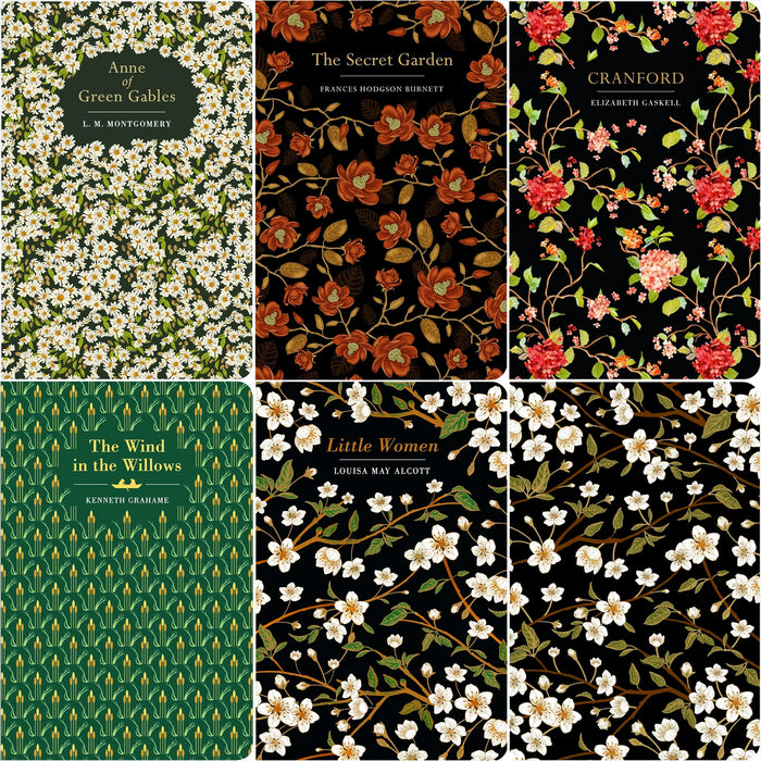 Wholesome & Heartwarming Classics: Anne of Green Gables, Little Women, The Secret Garden & More (Hardcover, 5 Books) with a Notebook – Timeless Comfort Reads in Exquisite Chiltern Editions