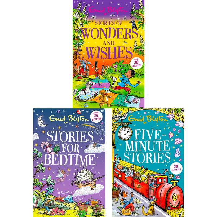 The Enid Blyton Stories Collection: Bedtime Magic, Whimsical Wishes & Five-Minute Tales for Young Readers (Paperback, 3 Books)