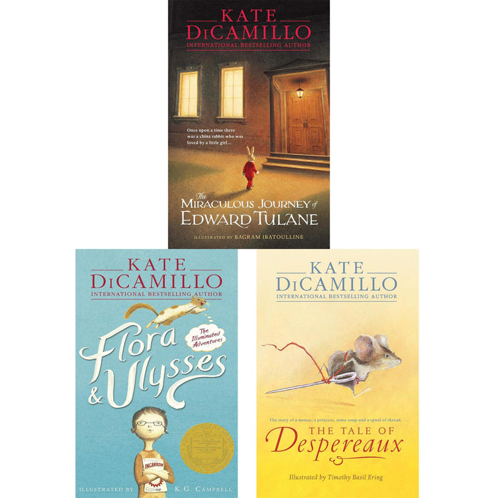 Kate DiCamillo’s Beloved Adventures: Flora & Ulysses, The Tale of Despereaux, and The Miraculous Journey of Edward Tulane – Inspiring Tales of Friendship and Bravery