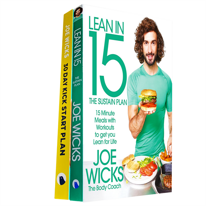Joe Wicks Health & Fitness Collection: Includes 30 Day Kick Start Plan & Lean in 15 – The Sustain Plan – Delicious Recipes and Fitness Plans for a Healthier, Happier You