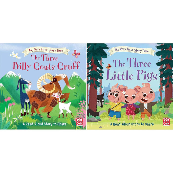 My Very First Story Time Collection: 2-Book Set by Pat-a-Cake (The Three Billy Goats Gruff, Three Little Pigs