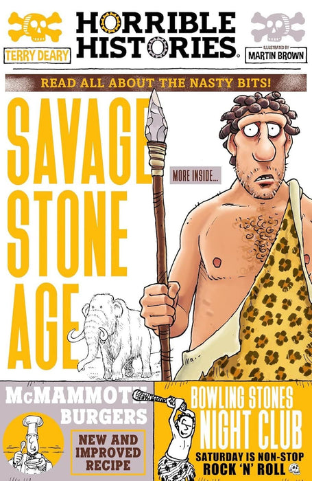 Savage Stone Age (newspaper edition) (Horrible Histories)