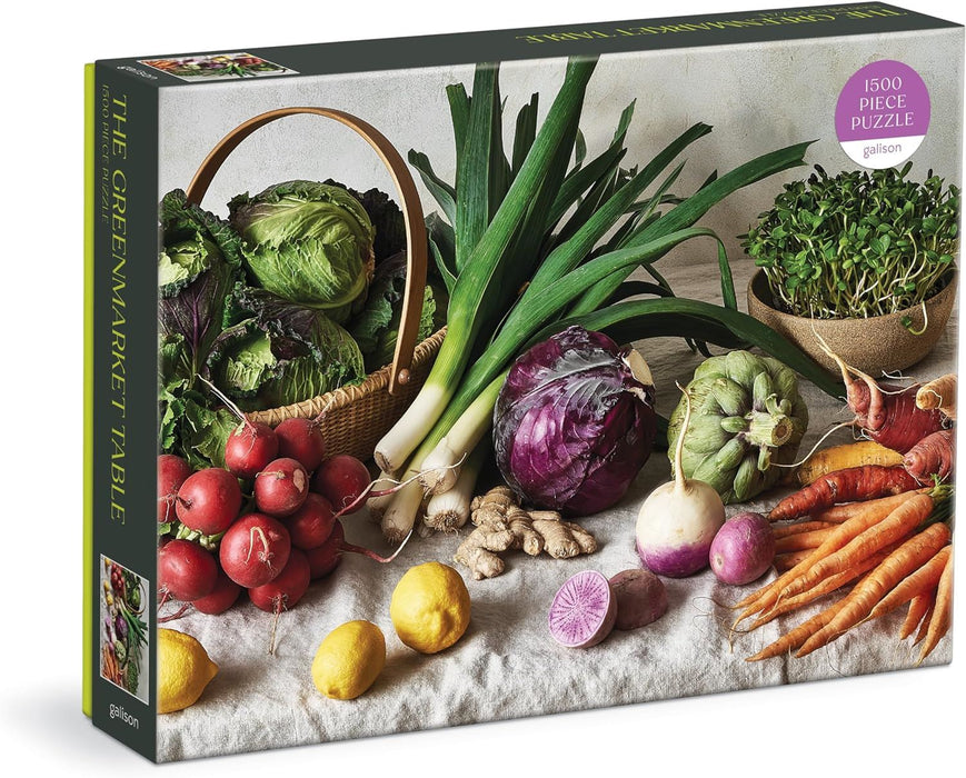 Galison The Greenmarket Table Jigsaw Puzzle, Multicoloured