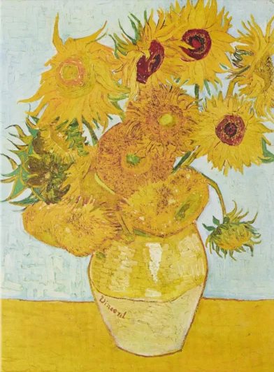 Ashridge: 500 Piece Blue Board Puzzle - Van Gogh Sunflowers