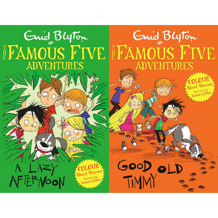 Famous Five Colour Short Stories Collection – 10-Book Set by Enid Blyton: Classic Adventures with Julian, Dick, Anne, George & Timmy