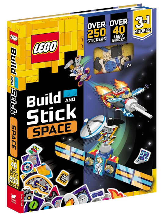 LEGO? Books: Build and Stick: Space (includes LEGO? bricks, book and over 250 stickers) (LEGO? Build and Stick Activity Box)