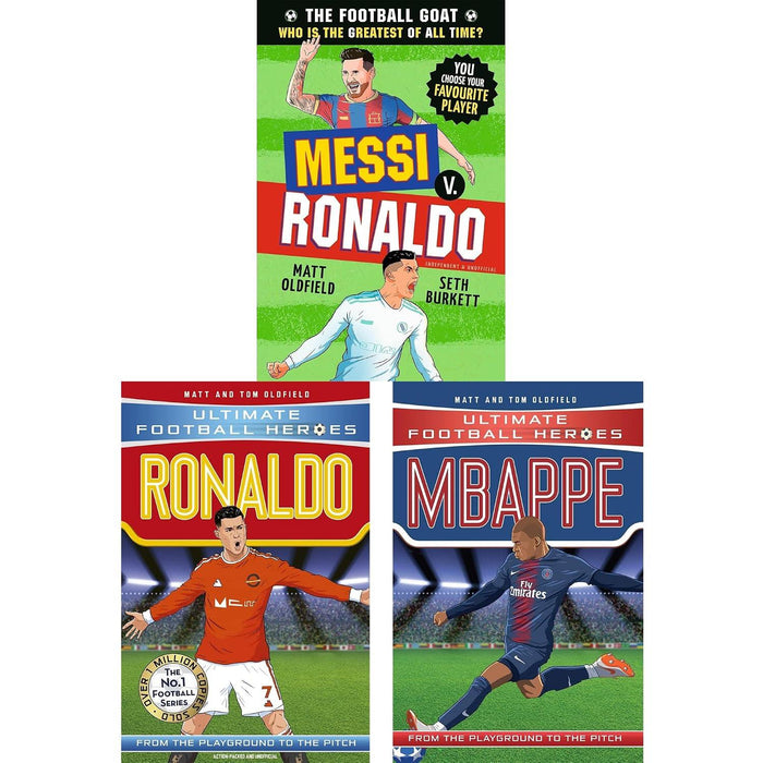 Global Superstars Collection: Messi v. Ronaldo, Ronaldo & Mbappe