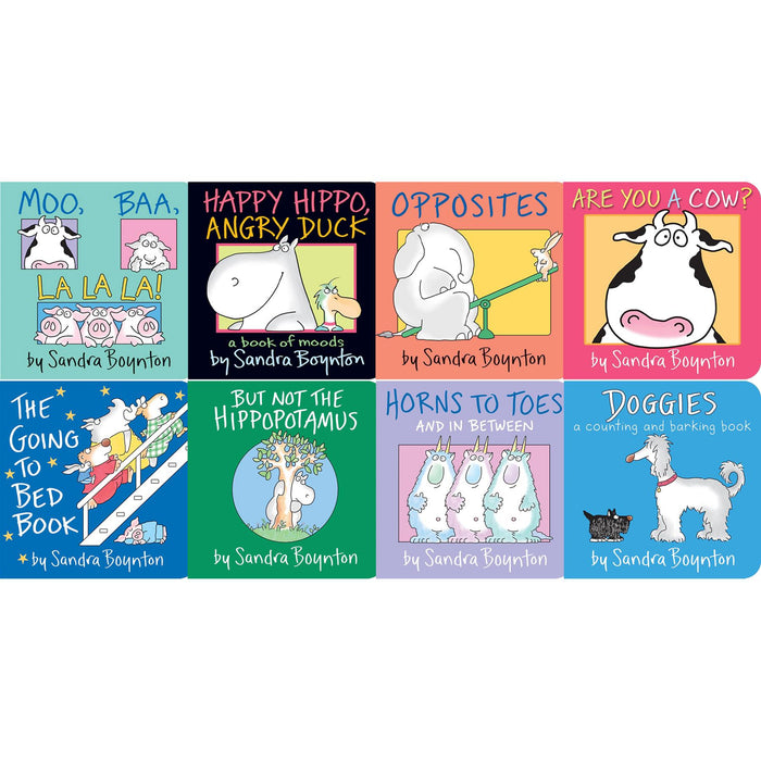 Sandra Boynton's Board Book Collection: Eight Engaging Stories for Early Learning