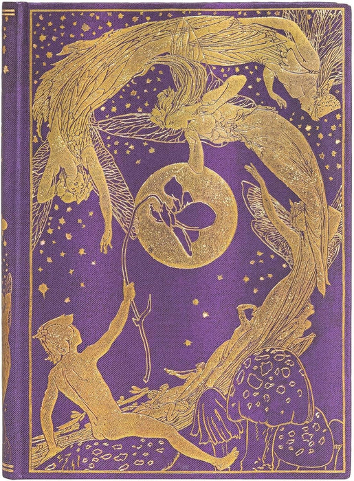 Paperblanks Lang’s Fairy Books, Violet Fairy Midi, Ruled Notebook