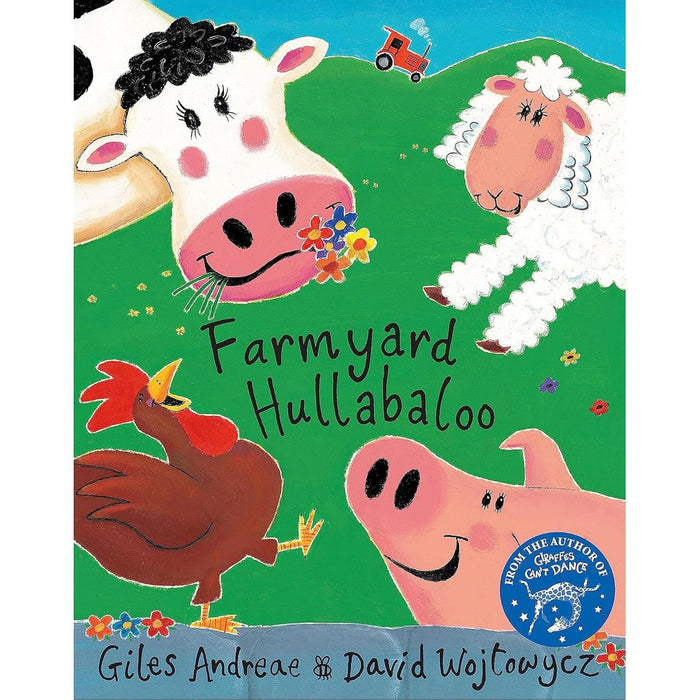 Animal Adventures Collection: 2-Book Set by Giles Andreae & David Wojtowycz (Mad About Minibeasts!, Farmyard Hullabaloo)