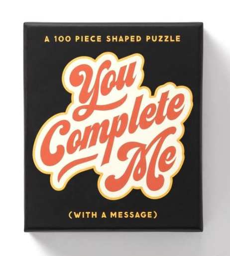 You Complete Me - 100 Piece Mini Shaped Puzzle
