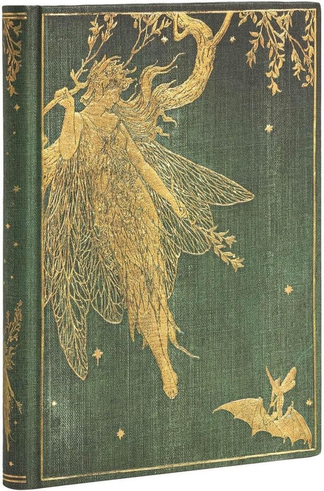 Paperblanks Hardcover Journal Olive Fairy | Lined | Midi (130 � 180 mm), PB6505-0