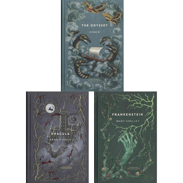 Ancient Threats Collection by Homer, Stoker & Shelley: The Odyssey, Dracula & Frankenstein