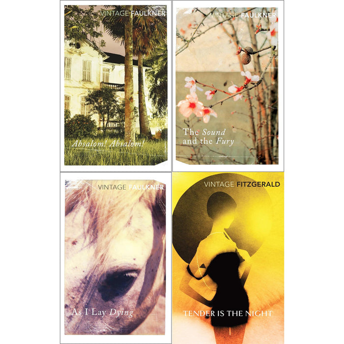 Classic American Collection – 16 Iconic Works by Faulkner, Hemingway, Vonnegut & Fitzgerald (Vintage Paperback Edition, 16-Book Set)