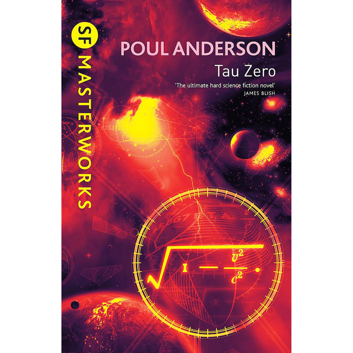 SF Masterworks Collection – Space Exploration & Human Survival in The First Men in the Moon by H.G. Wells & Tau Zero by Poul Anderson (2-Book Set)