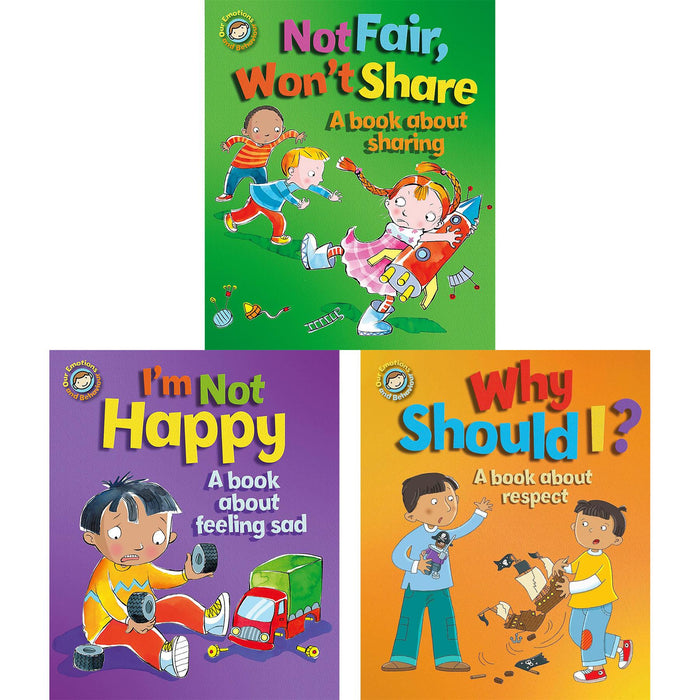 Our Emotions and Behaviour Set: Sharing, Sadness, and Respect – A Three-Book Collection to Foster Positive Social Skills and Emotional Understanding in Children