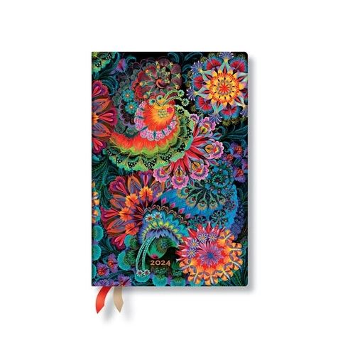 Moonlight (Olena’s Garden) Mini Verso 12-month Dayplanner 2024