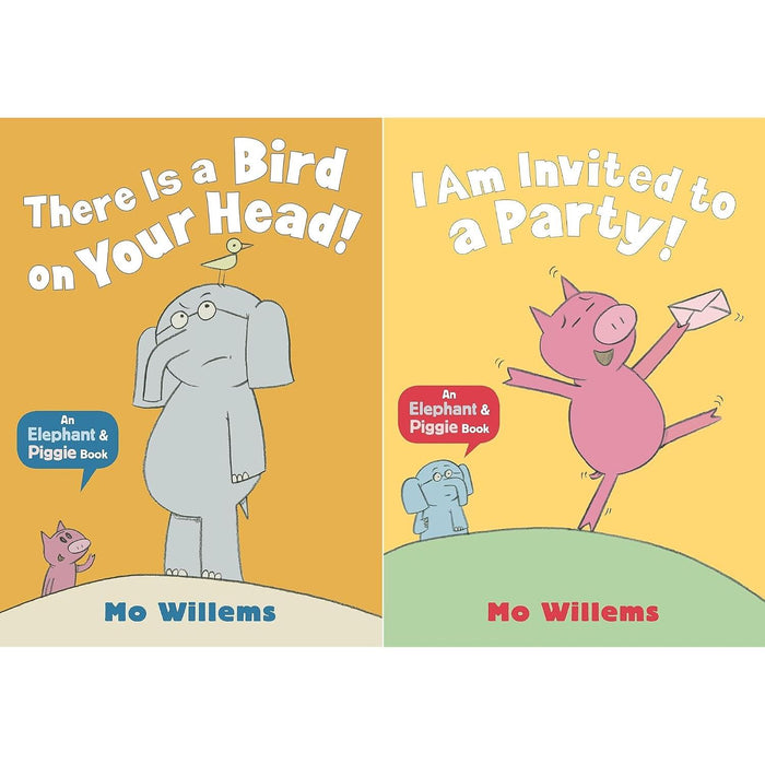 Elephant & Piggie Collection: There Is A Bird On Your Head! & I Am Invited to a Party!