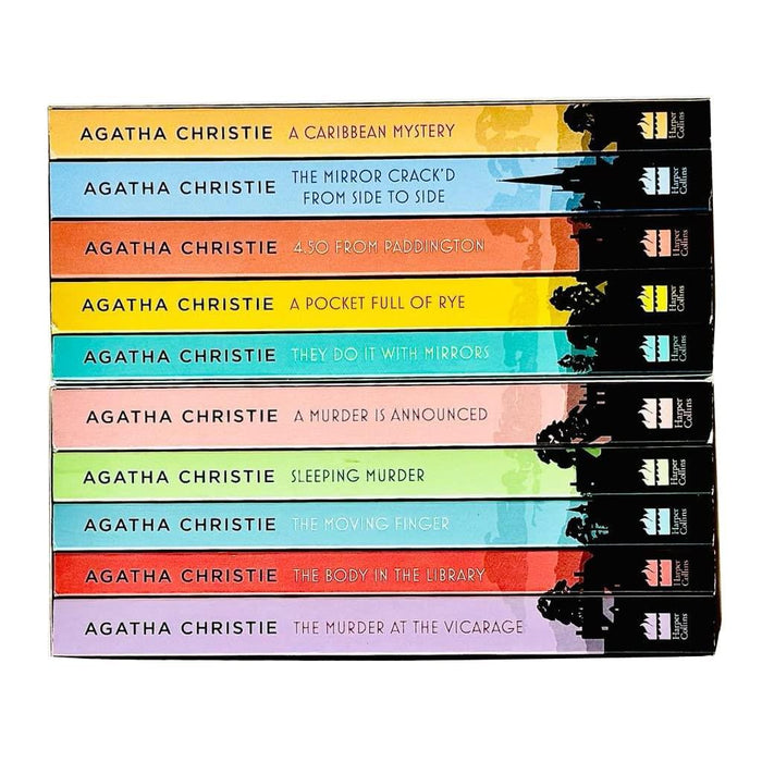 Miss Marple Mysteries Series Books 1-10 Collection Set By Agatha Christie