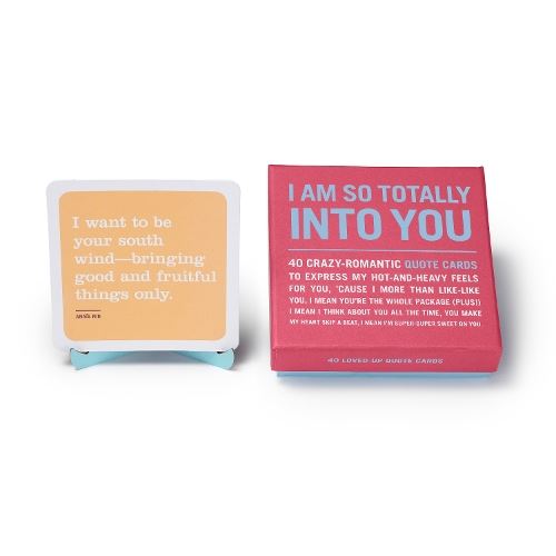 Knock Knock I Am So Totally Into You Inner-Truth Love Quote Cards Deck, 40 Affirmation Cards & Romantic Gifts, 4.25 x 4.25-inches: Inner-Truth Decks