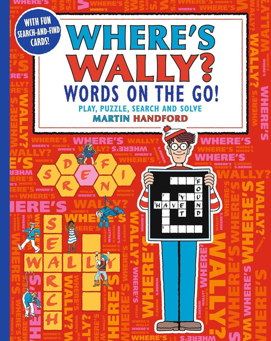 Where's Wally? Words on the Go! Play, Puzzle, Search and Solve: The perfect Christmas holiday gift for boys and girls aged 5 and up