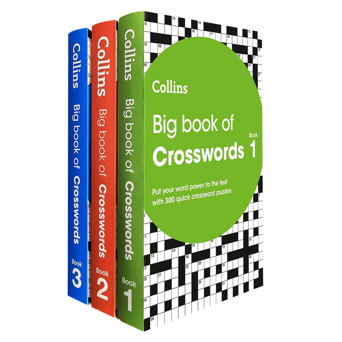 Collins Big Book of Crosswords Collection: 300 Quick Puzzles in Volumes 1, 2, and 3 for Puzzle Enthusiasts