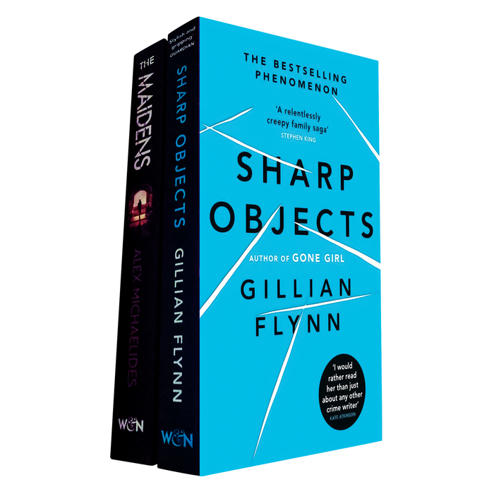 Dark Psychological Thrillers Set: Includes Sharp Objects by Gillian Flynn & The Maidens by Alex Michaelides