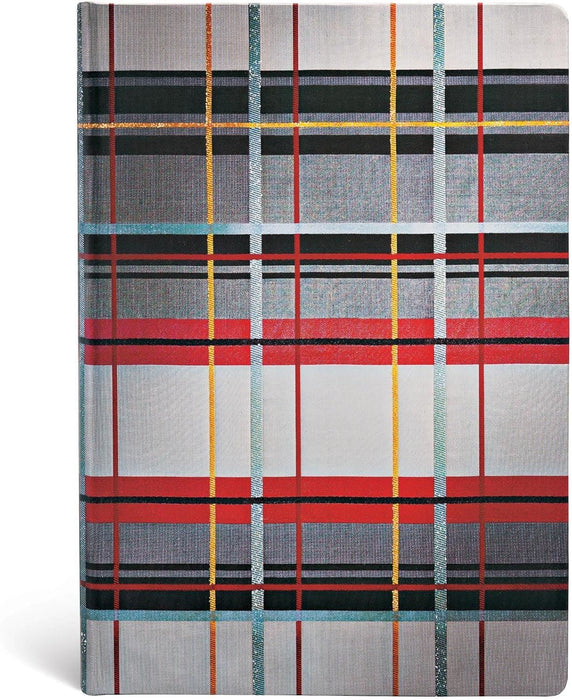 Paperblanks | Hardcover Journal | Kensington | Unlined | Midi (130 × 180 mm) (Mad for Plaid)