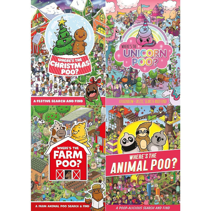 Where's the Poo Collection: 4-Book Set by Alex Hunter