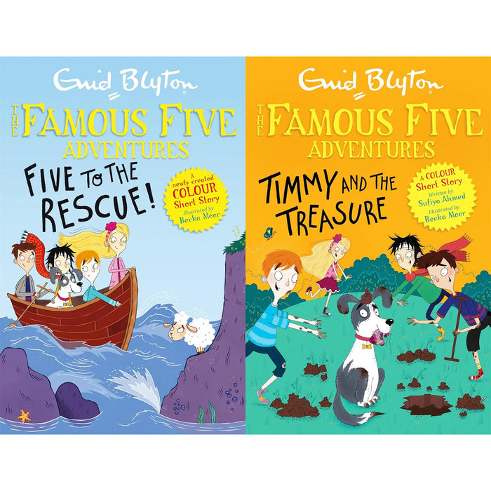 Famous Five Colour Short Stories Collection – 10-Book Set by Enid Blyton: Classic Adventures with Julian, Dick, Anne, George & Timmy