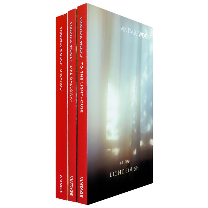 Virginia Woolf: Metamorphosis Collection – Orlando, Mrs Dalloway & To the Lighthouse – Shifting Identities, Familial Bonds & Poetic Vision (3-Book Vintage Classics Set)