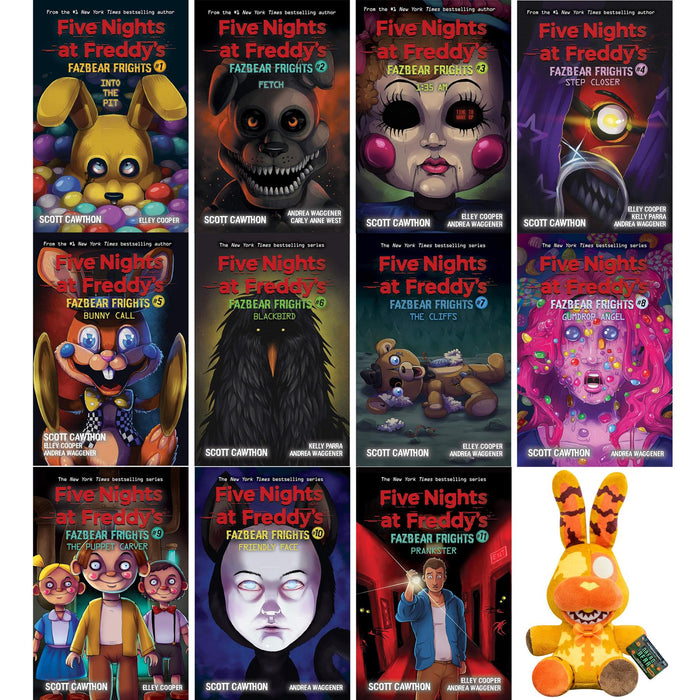 Five Nights at Freddy’s Complete Fazbear Frights 11-Book Collection with Exclusive Funko Plush: Jack-O-Bonnie – Uncover Dark Secrets and Thrills