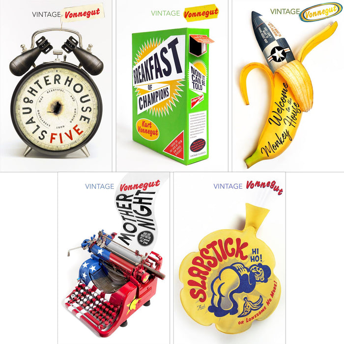 Kurt Vonnegut: The Ultimate Collection – Slaughterhouse 5, Breakfast of Champions, Welcome to the Monkey House, Mother Night & Slapstick or Lonesome No More (5-Book Set)